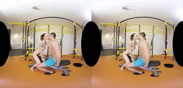  Belle Claire&039;s gym VR anal video
